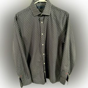 Men’s Tommy Hilfiger Medium Slim Fit Dress Shirt - Hearts Spades & Diamond Desig